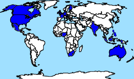 Map of Purchasers